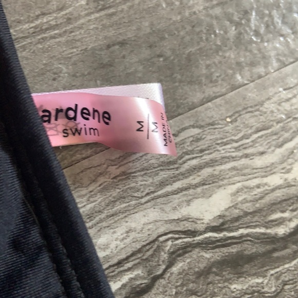 Black High Waist Bikini Bottom - Picture 3 of 6